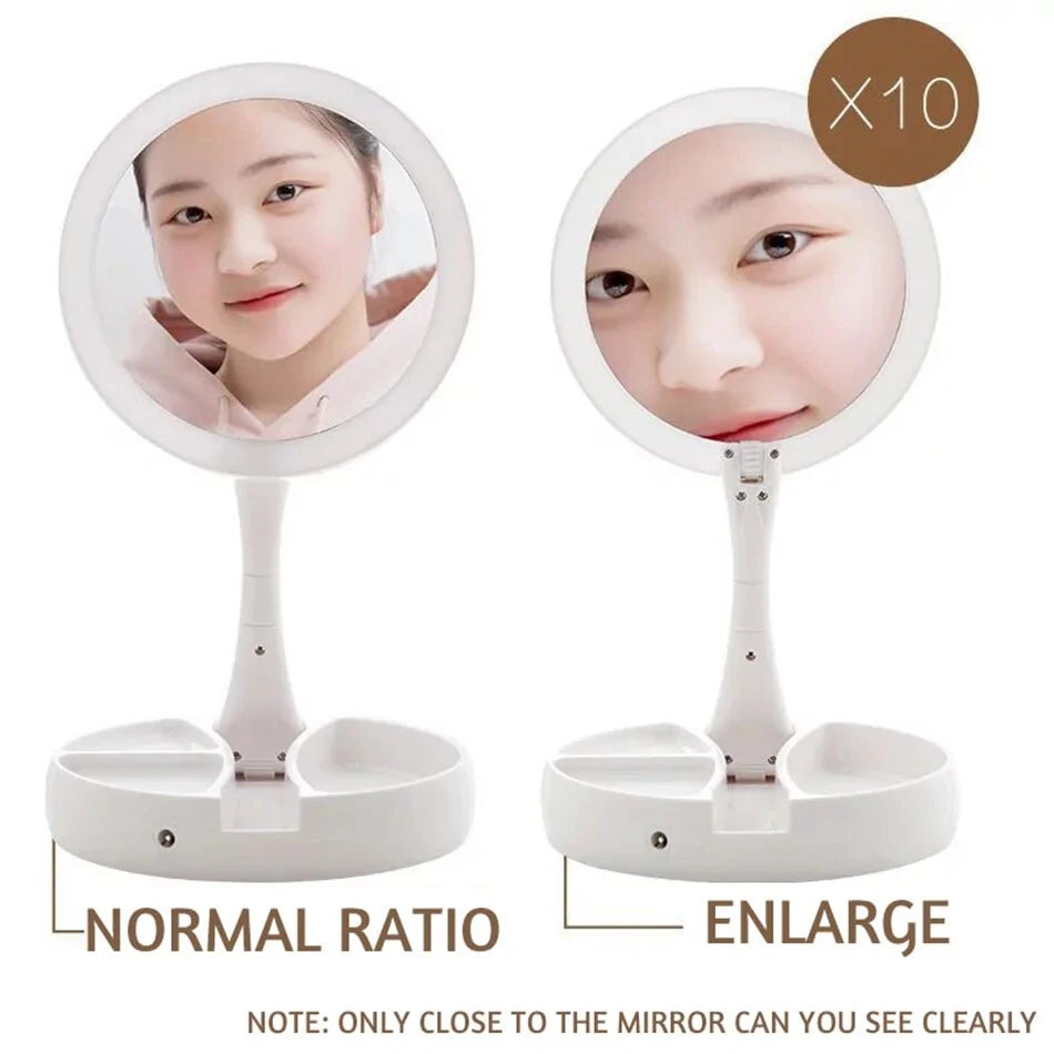 Portable LED Makeup Mirror