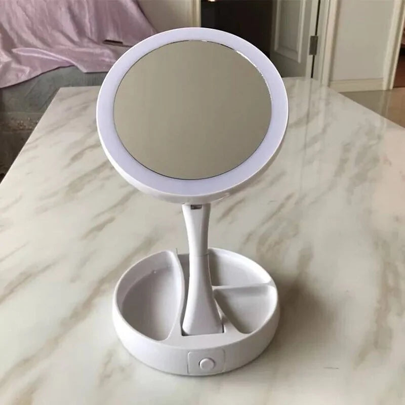 Portable LED Makeup Mirror